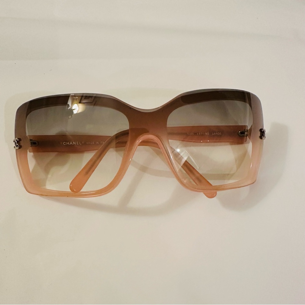 Chanel Pink Frame Gradient Sunglasses